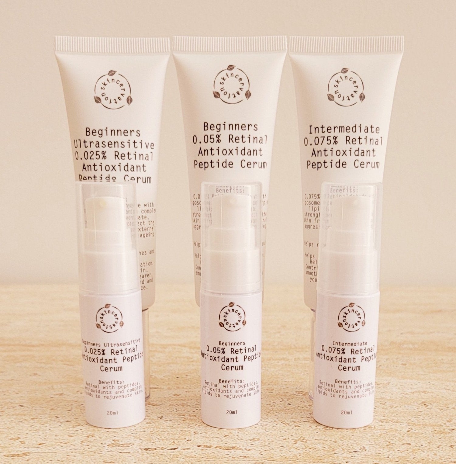 Retinaldehyde Antioxidant Peptide Cerums