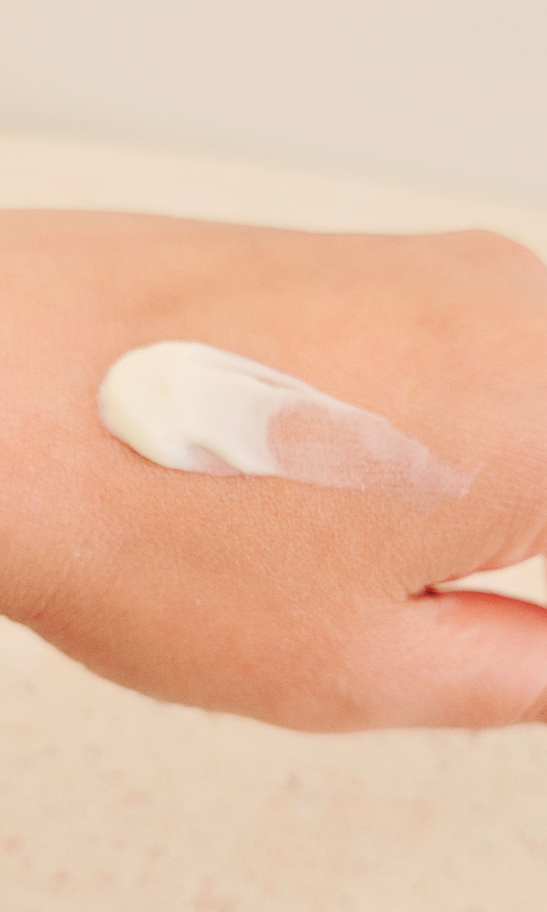 Skincervation Skin Barrier Health Ceramide Moisturiser Texture on Hand