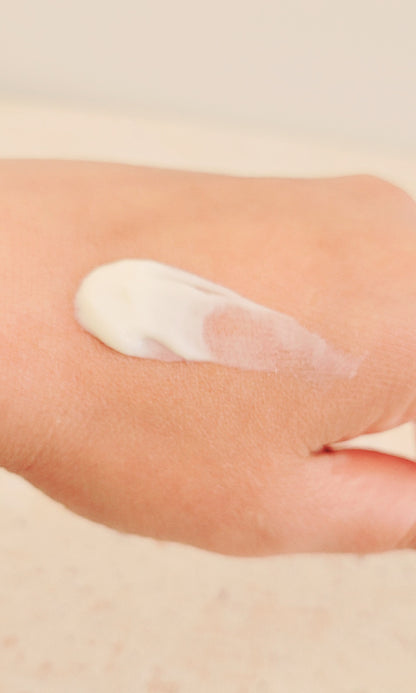 Skincervation Skin Barrier Health Ceramide Moisturiser Texture on Hand