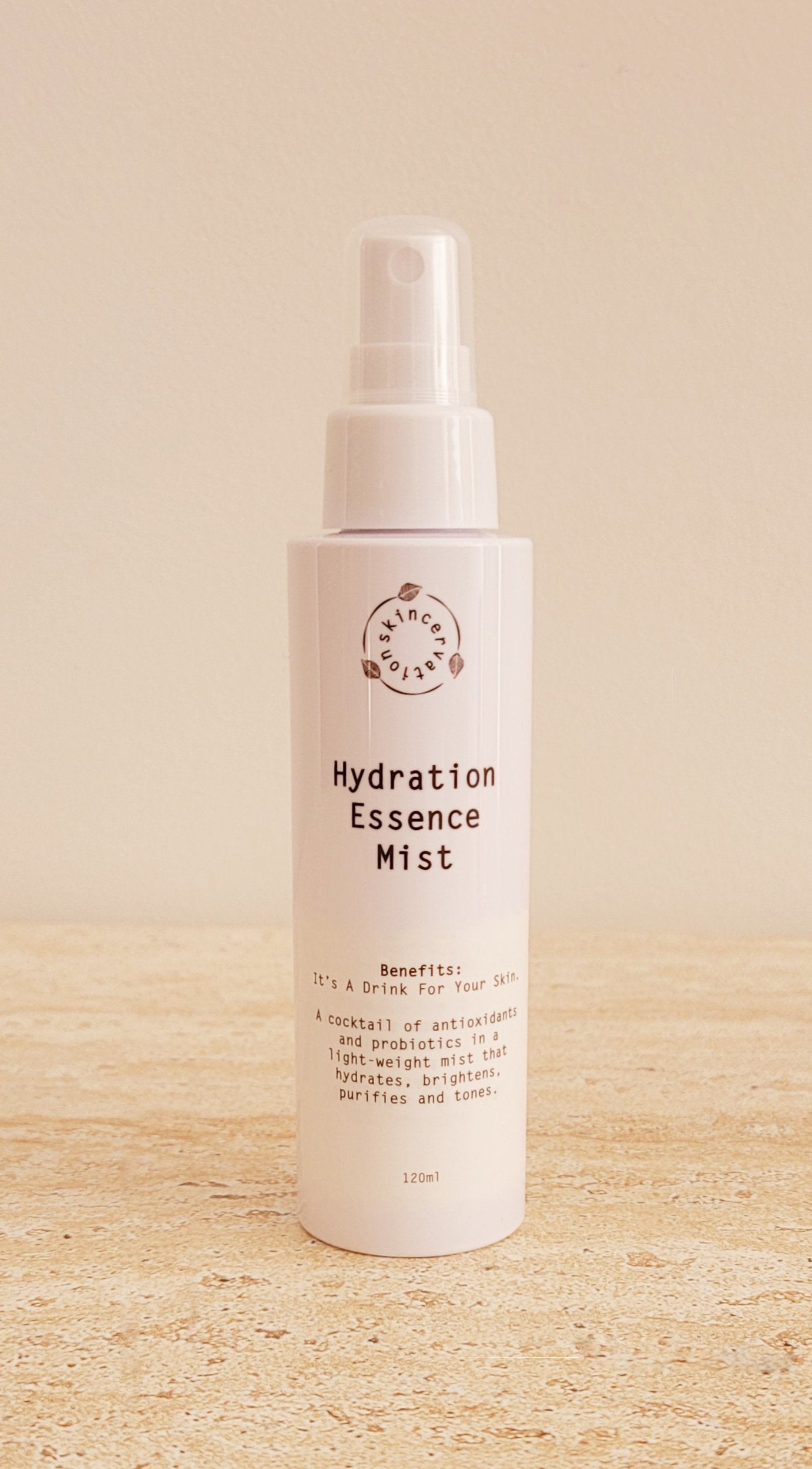 Skincervation Hydration Essence mist spray bottle for skin hydration and protection