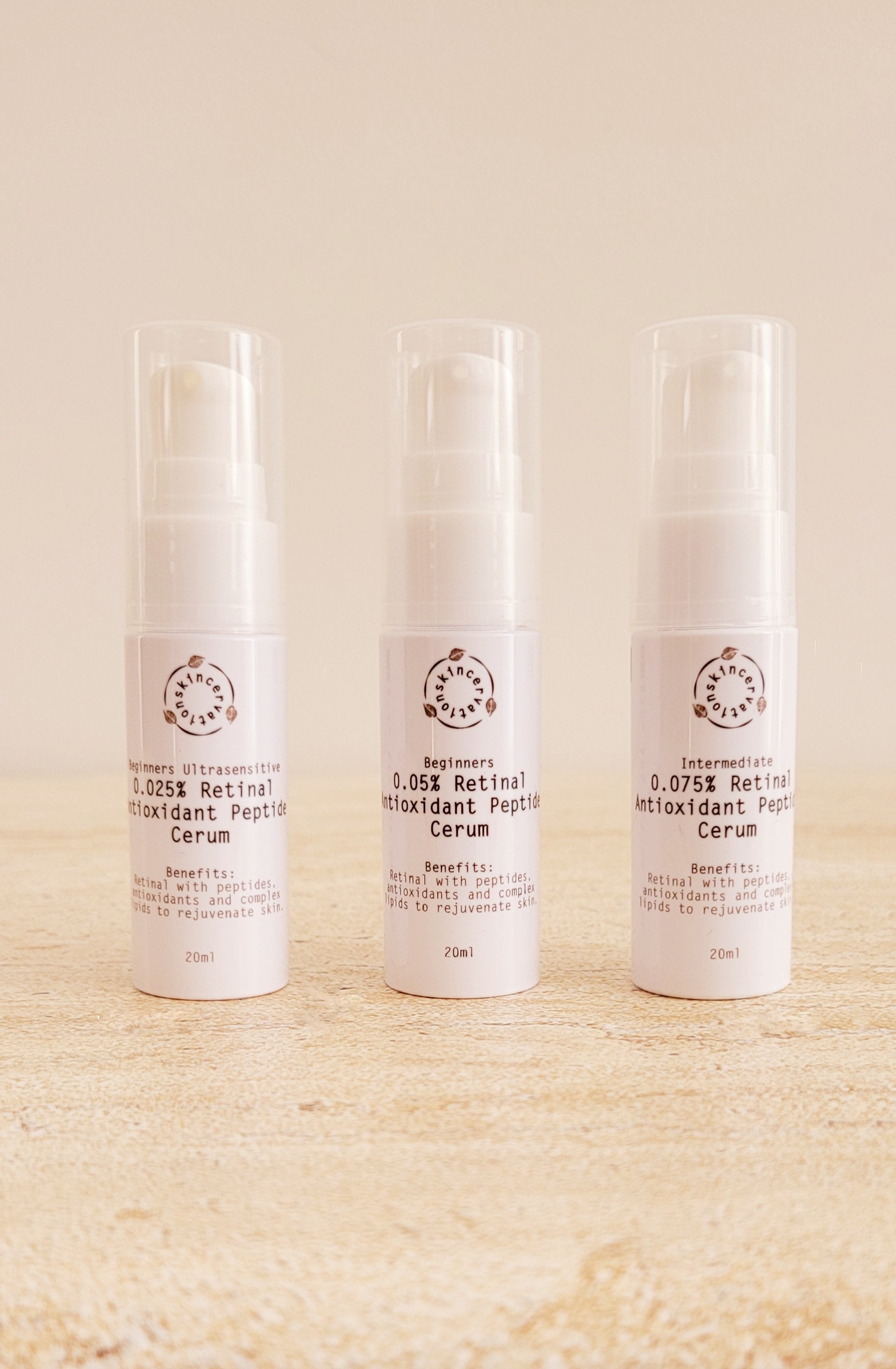 Retinal Travel Set Skincare Serum Trio